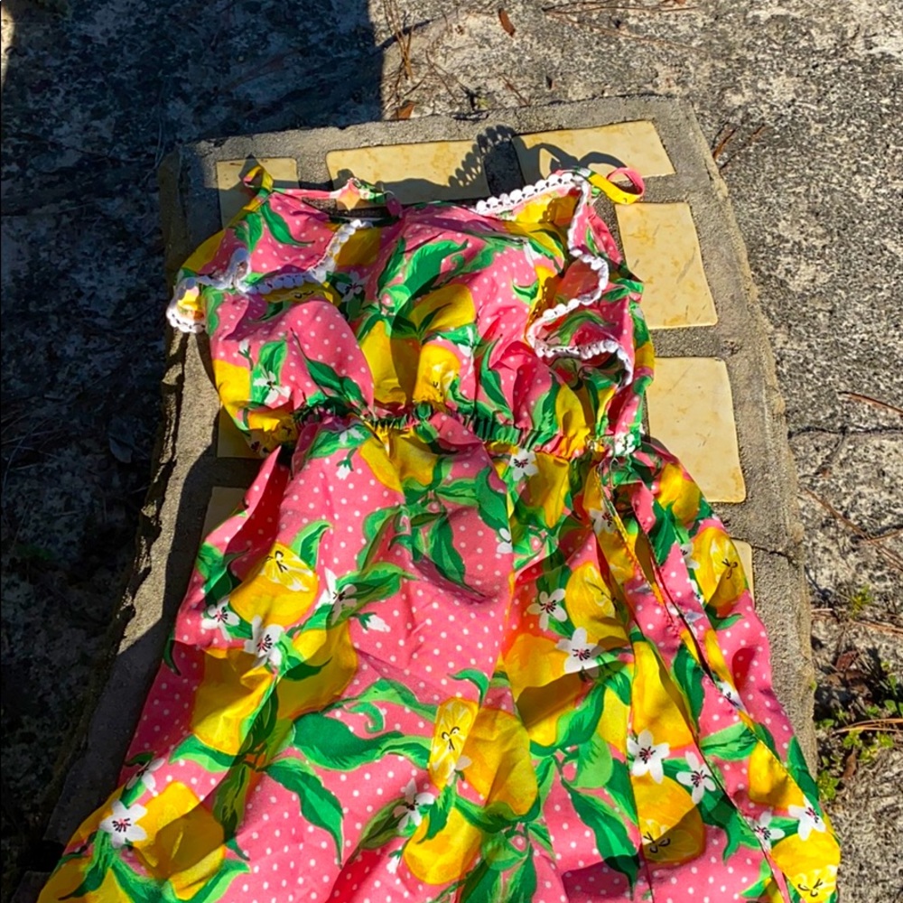 Kayde dress lemon design
